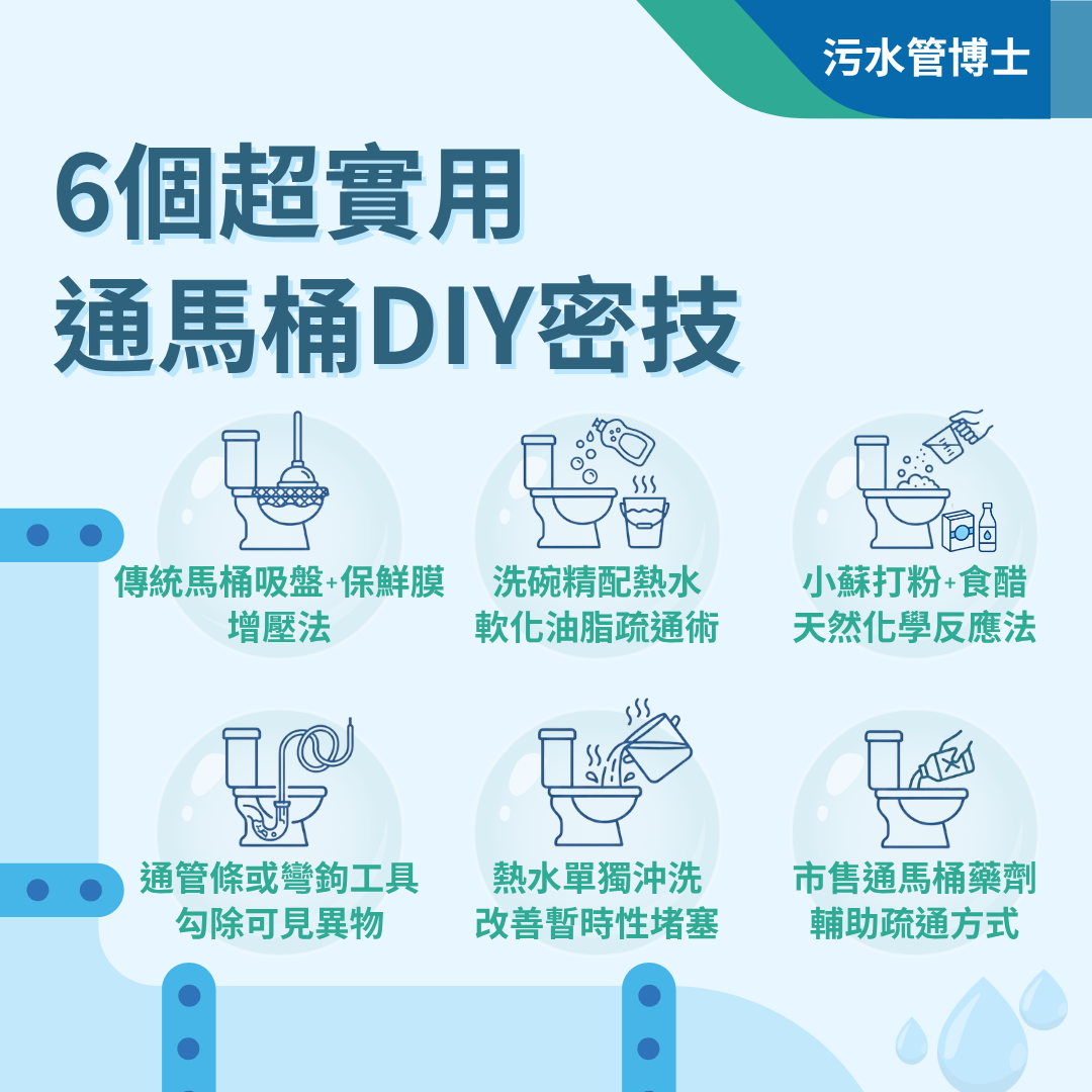 通馬桶DIY方法教學