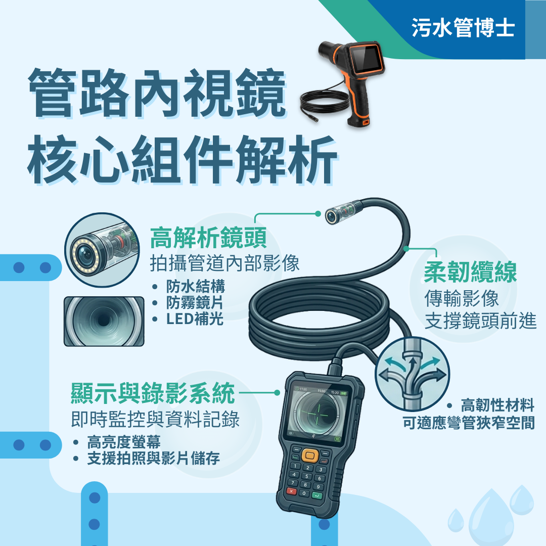 管路內視鏡核心組件解析